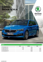 Skoda Scala - cennik 2023 